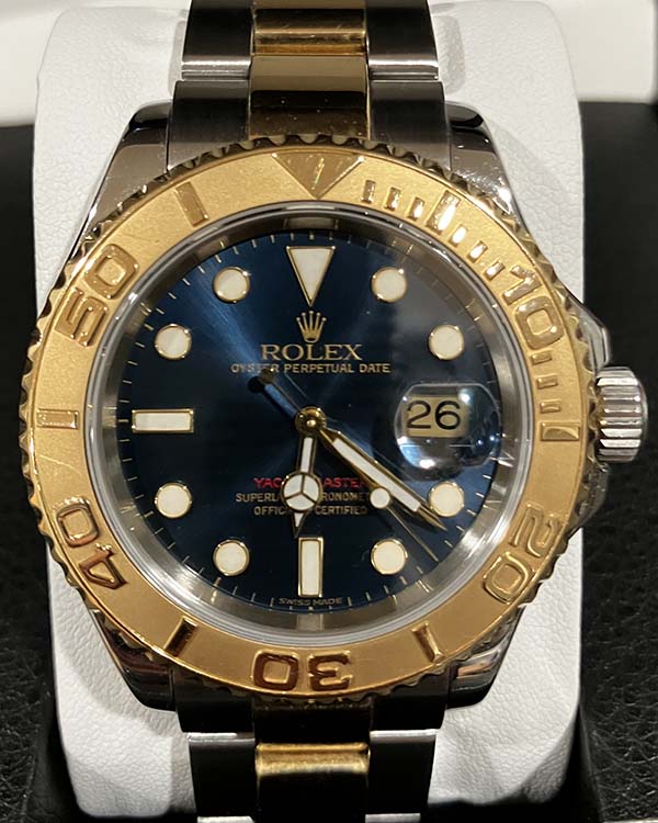 Rolex Yacht-Master 40MM Blue Dial Two-Tone Oyster Bracelet (16623)