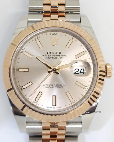 2021 Rolex Datejust 41MM Sundust Dial Two-Tone Jubilee Bracelet (126331)