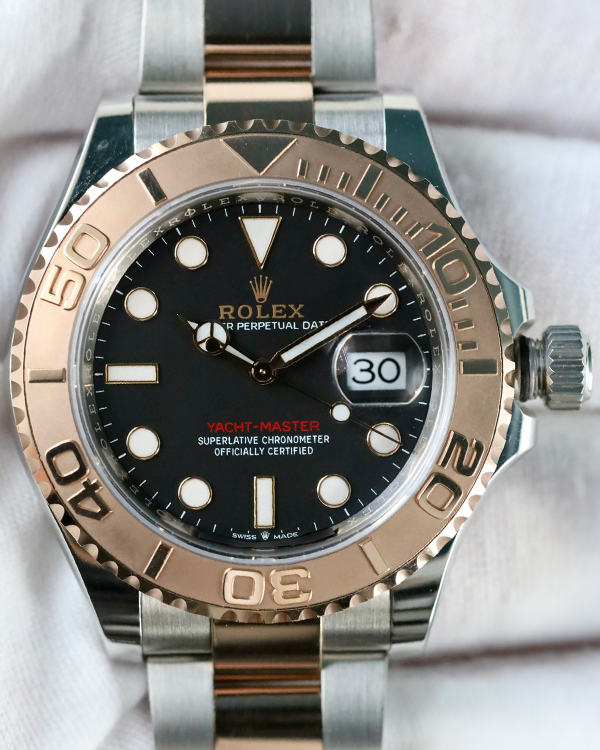 2021 Rolex Yacht-Master 40MM Black Dial Two-Tone Oyster Bracelet (126621)