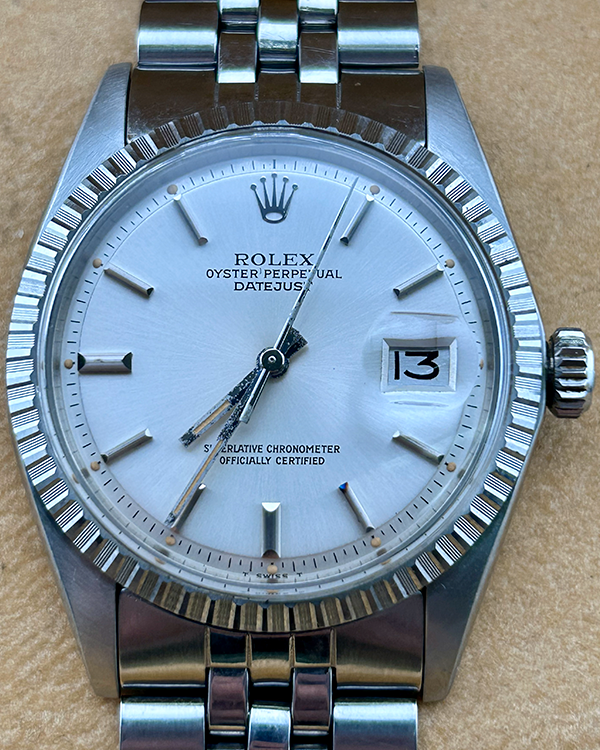 Rolex Datejust 36MM Silver Dial Jubilee Steel Bracelet (1603)