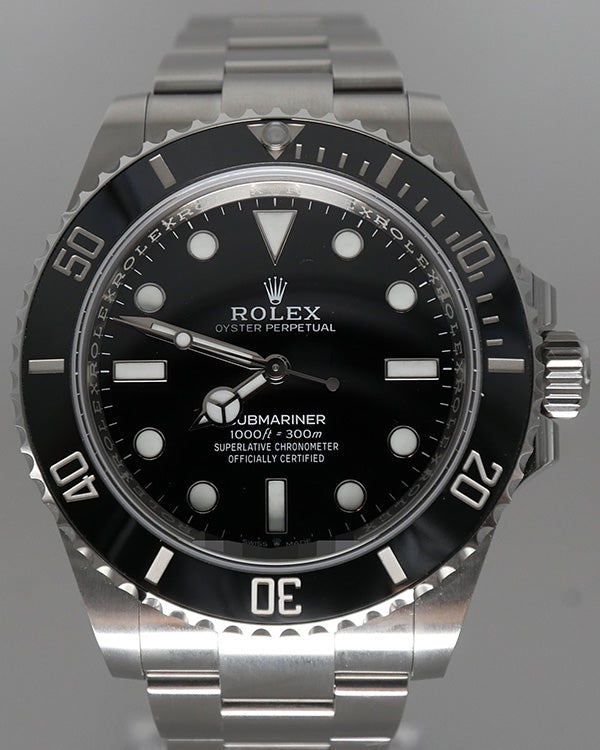 2023 Rolex Submariner No Date 41MM Black Dial Oyster Bracelet (124060)