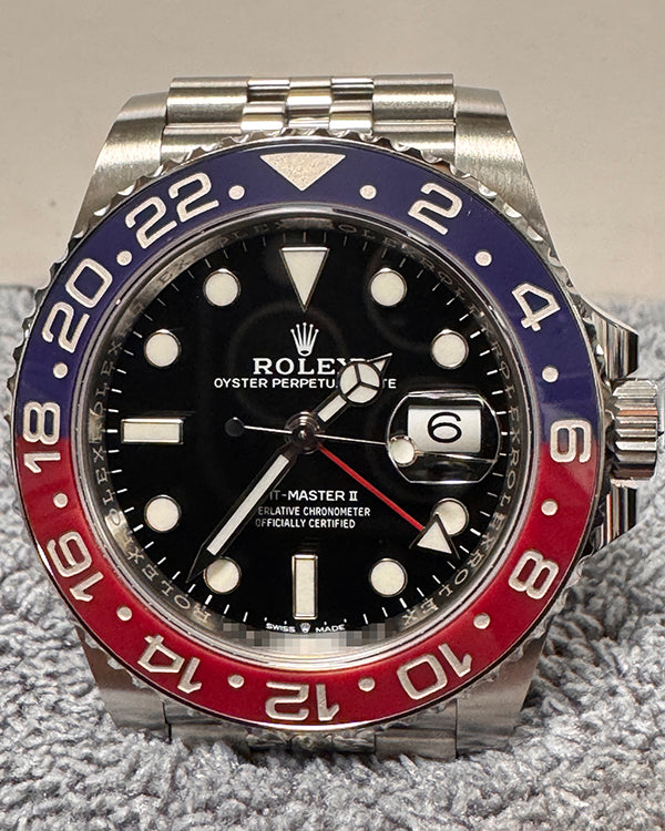 2020 Rolex GMT-Master II "Pepsi" 40MM Black Dial Jubilee Bracelet (126710BLRO)