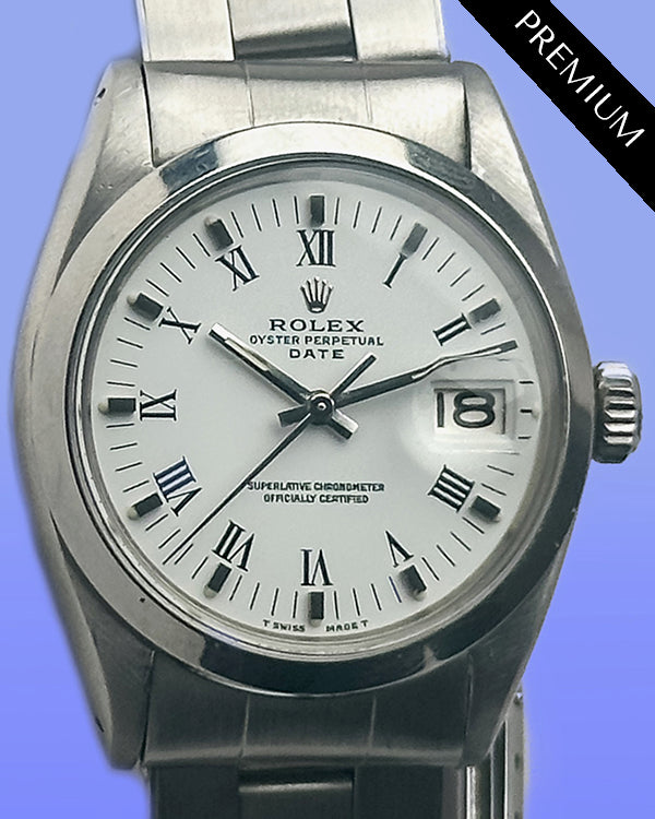 1966 (1.2 Mil Serial) Rolex Oyster Perpetual 34MM White Dial Steel Bracelet (1500)