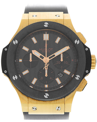 2018 Hublot Big Bang 44MM Black Dial Rubber Strap (301.PM.1780.RX)