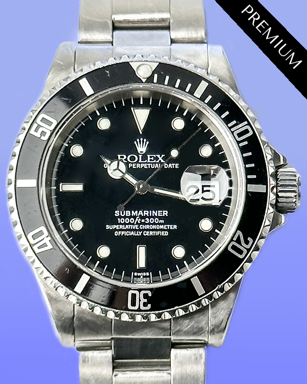 Rolex Submariner Date 40MM Black Dial Oyster Bracelet (16610)