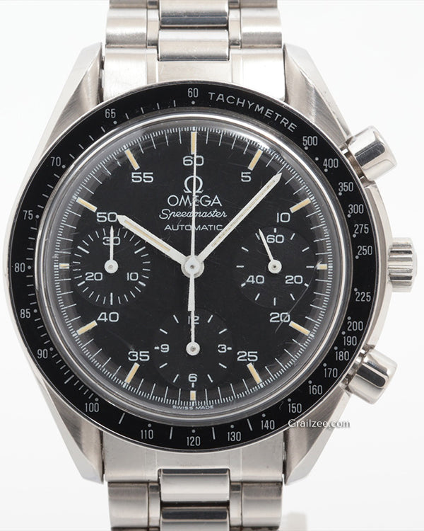 Omega Speedmaster Reduced 39MM Black Dial Steel Bracelet (3510.50.00)