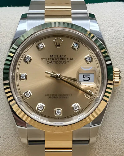 2024 Rolex Datejust 36MM Champagne Dial Two-Tone Oyster Bracelet (126233)