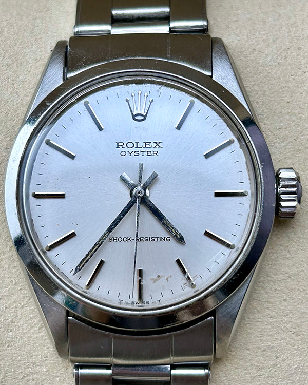 Rolex Oyster Perpetual 31MM Silver Dial Steel Bracelet (6444)