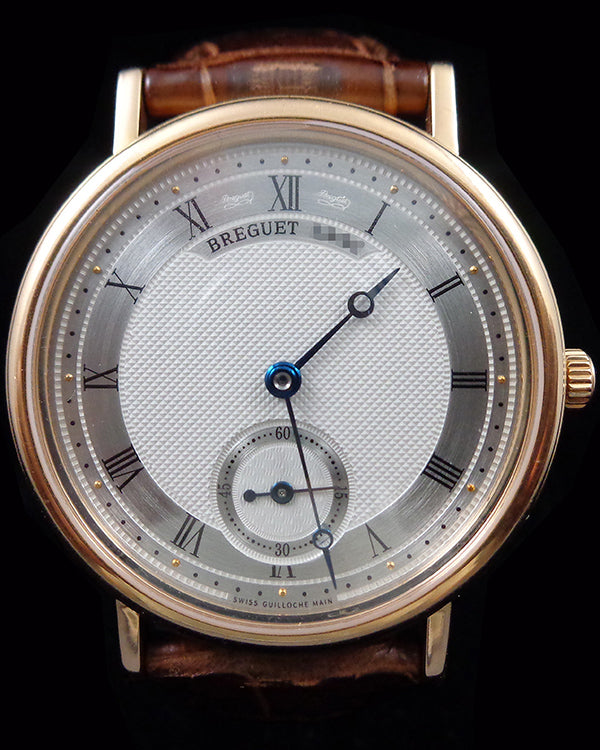 2002 Breguet Classique 34.5MM Silver Dial Leather Strap (5907BR/12/984)