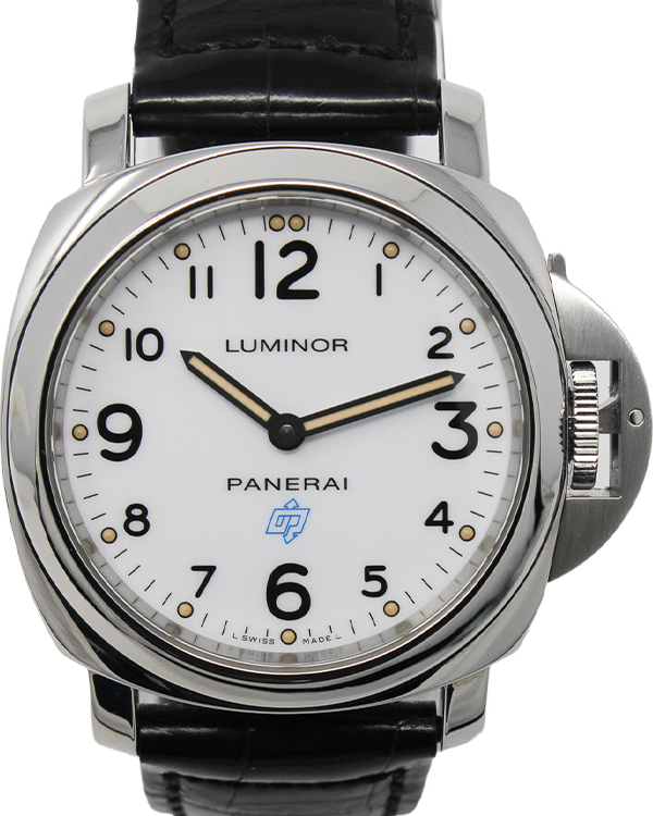 2017 Panerai Luminor Base Logo 44MM White Dial Leather Strap (PAM00630)