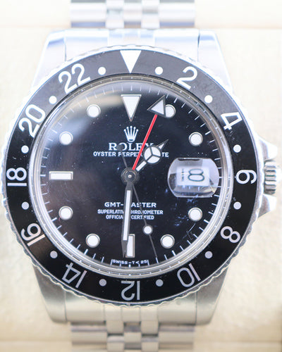 Rolex GMT-Master 40MM Black Dial Jubilee Bracelet (16750)