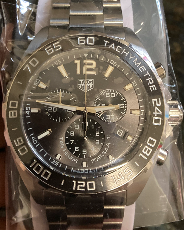 No Reserve - 2021 TAG Heuer Formula 1 43MM Quartz Grey Dial Steel Bracelet (CAZ1011.BA0842)