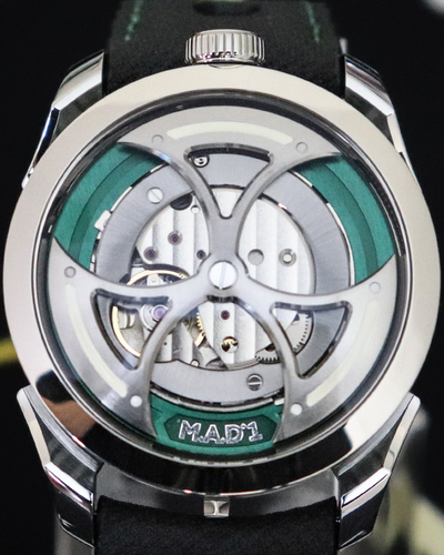 2024 MB&F MAD Edition 1 42MM Skeleton Dial Leather Strap (M.A.D.1)