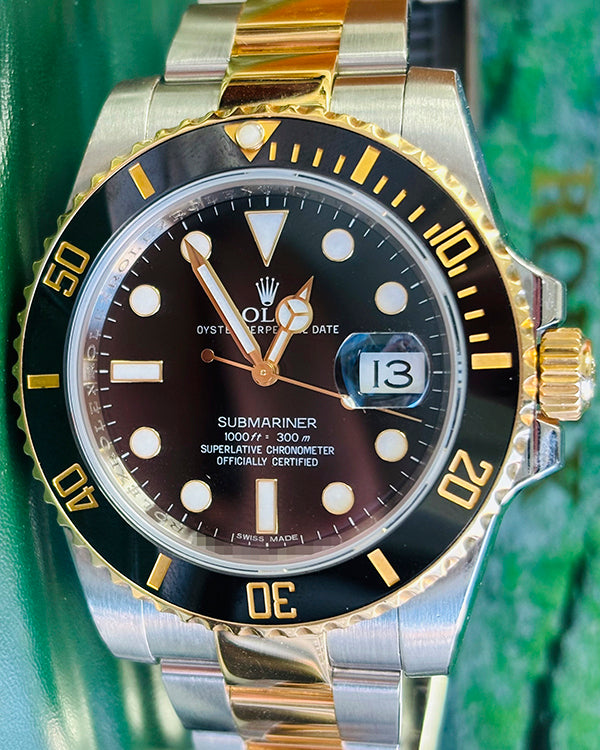 Rolex Submariner Date 40MM Black Dial Two-Tone Oyster Bracelet (116613LN)