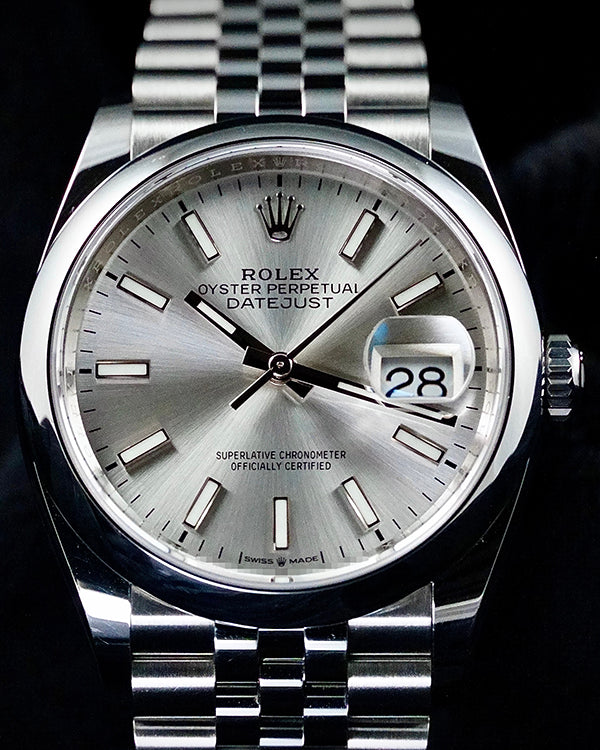 2022 Rolex Datejust 36MM Silver Dial Jubilee Bracelet (126200)