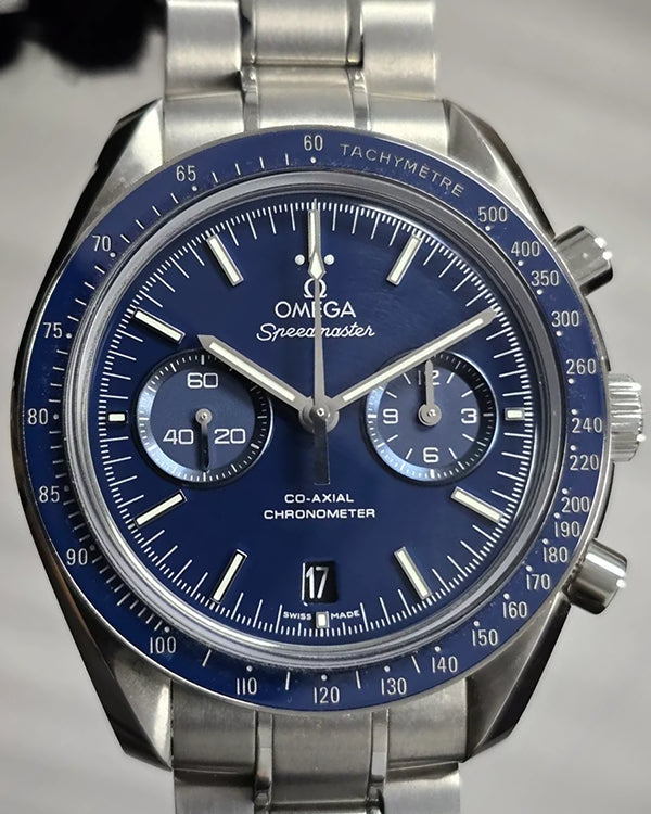 Omega Speedmaster 44.25MM Blue Dial Titanium Bracelet (311.90.44.51.03.001)