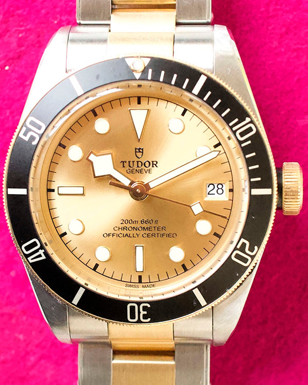 2021 Tudor Black Bay 41MM Champagne Dial Two-Tone Bracelet (79733N)