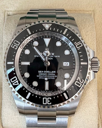 2020 Rolex Sea-Dweller Deepsea 44MM Black Dial Oyster Bracelet (126660)