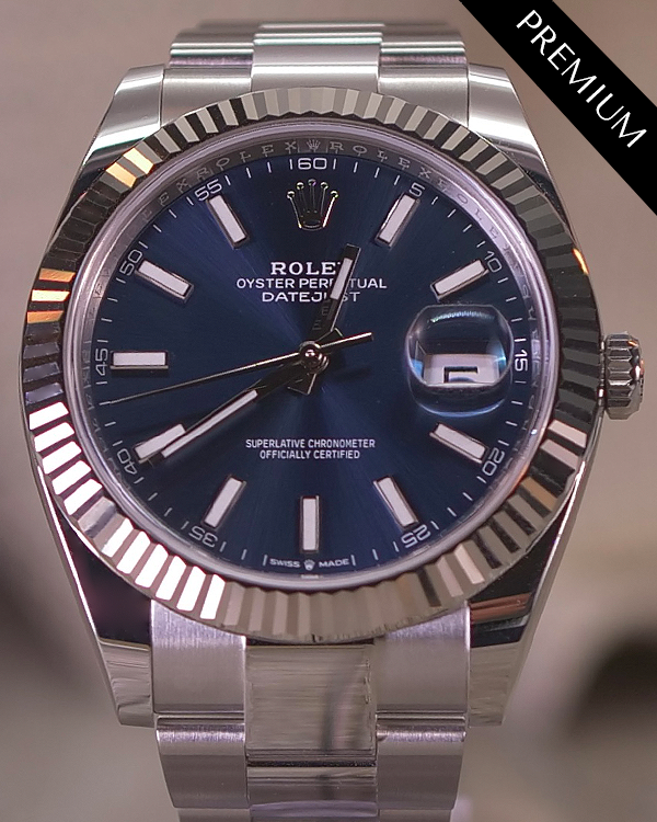 2023 Rolex Datejust 41MM Blue Dial Oyster Bracelet (126334)