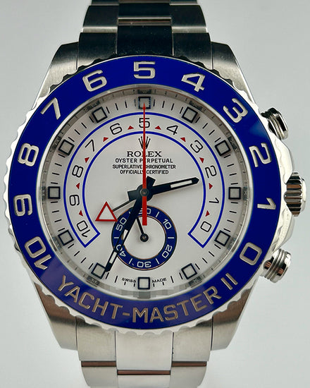 2013 Rolex Yacht-Master II 44MM White Dial Oyster Bracelet (116680)