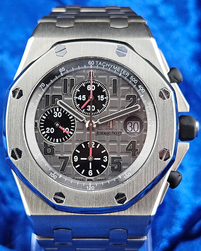 2014 Audemars Piguet Royal Oak Offshore Chronograph 42MM Grey Dial Titanium Bracelet (26170TI.OO.1000TI.01)