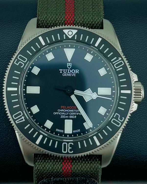 2024 Tudor Pelagos FXD 42MM Black Dial Textile Strap (25717N)