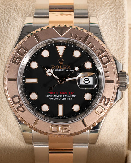 2023 Rolex Yacht-Master 40MM Black Dial Two-Tone Oyster Bracelet (126621)