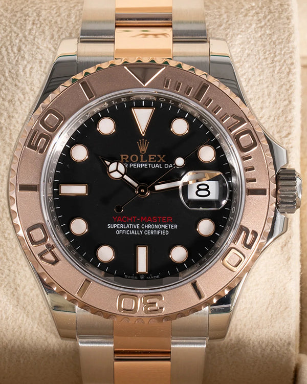2023 Rolex Yacht-Master 40MM Black Dial Two-Tone Oyster Bracelet (126621)