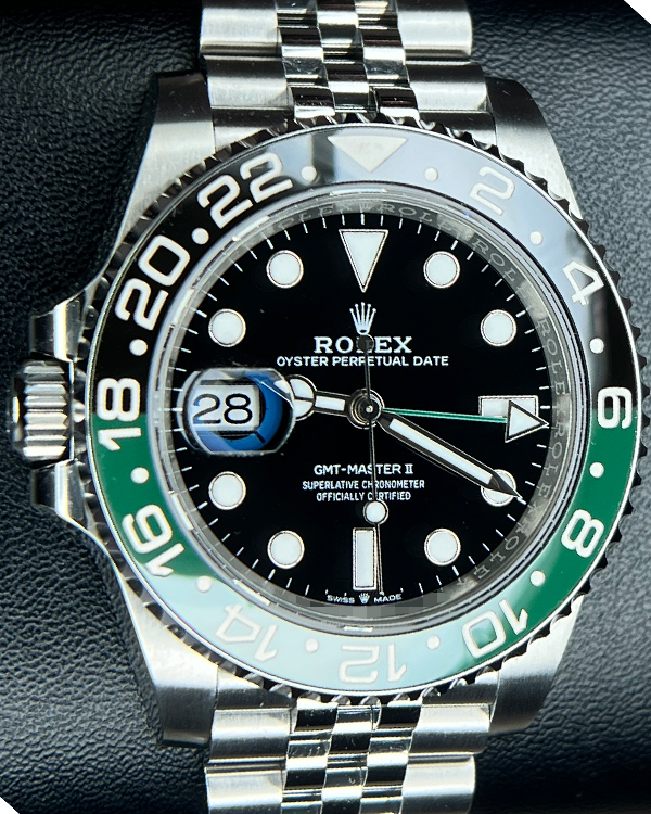 2024 Rolex GMT-Master II "Sprite" 40MM Black Dial Jubilee Bracelet (126720VTNR)