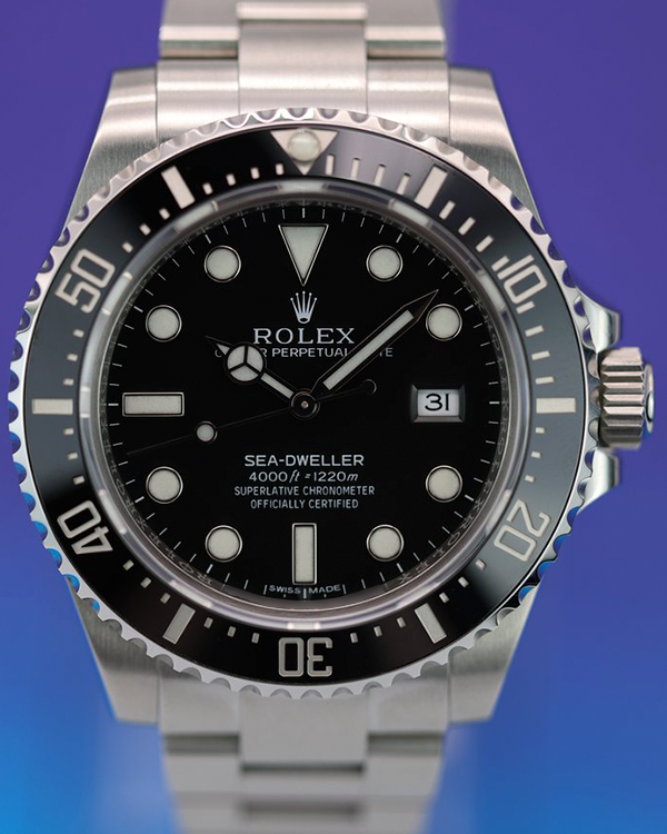 2017 Rolex Sea-Dweller 40MM Black Dial Oyster Steel Bracelet (116600)