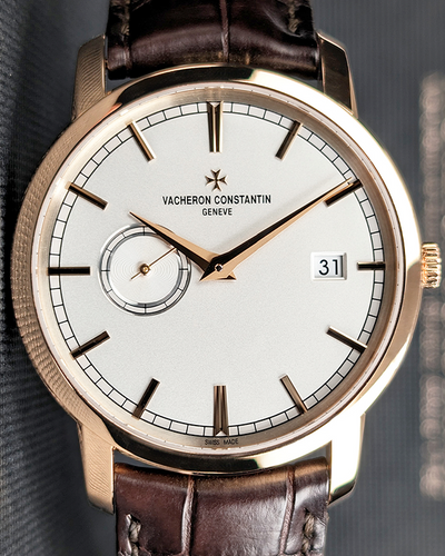 2020 Vacheron Constantin Traditionnelle 38MM Silver Dial Leather Strap (87172/000R-9302)