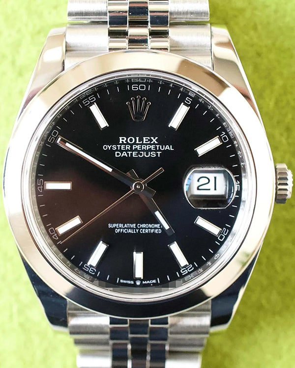 2023 Rolex Datejust 41MM Black Dial Jubilee Bracelet (126300)