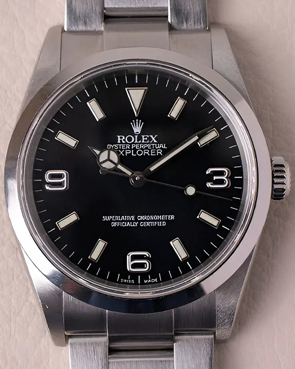 2006 (D Serial) Rolex Explorer 36MM Black Dial Oyster Bracelet (114270)