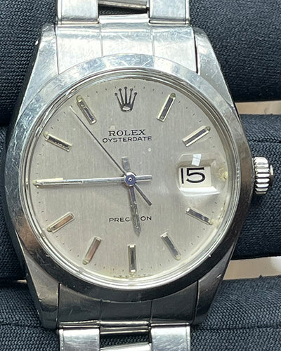 Rolex Oyster Precision 34MM Silver Dial Oyster Bracelet (6694)