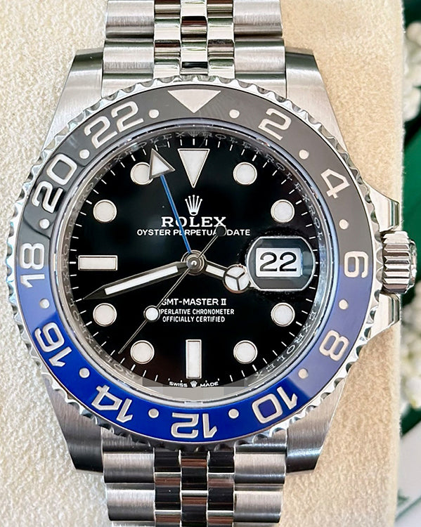 2024 Rolex GMT-Master II "Batgirl" 40MM Black Dial Jubilee Bracelet (126710BLNR)