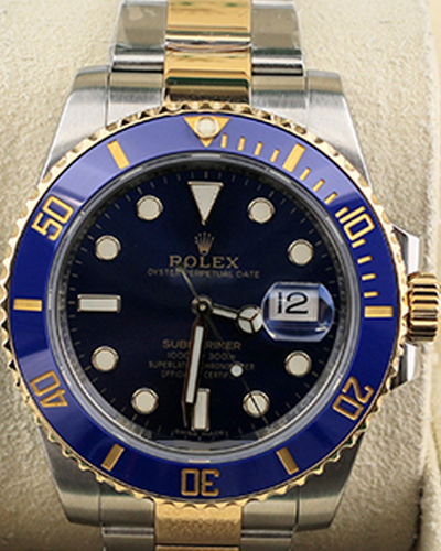 2018 Rolex Submariner "Bluesy" 40MM Blue Dial Two-Tone Oyster Bracelet (116613LB)