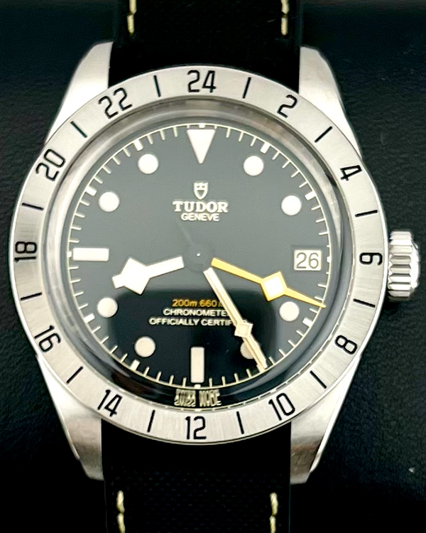 2024 Tudor Black Bay Pro GMT 39MM Black Dial Leather/Rubber Strap (79470)