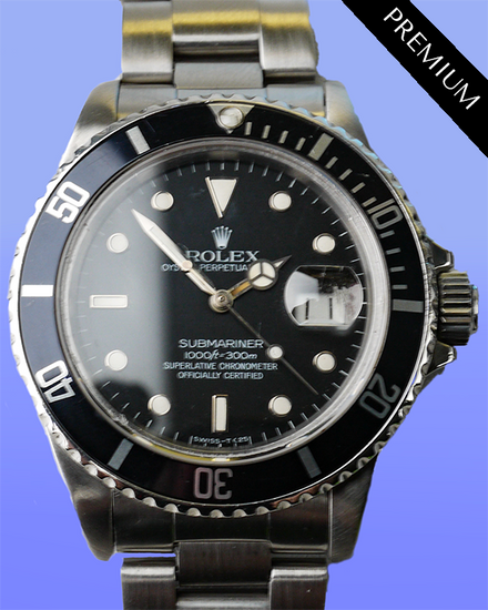 Rolex Submariner Date 40MM Black Dial Oyster Bracelet (16800)