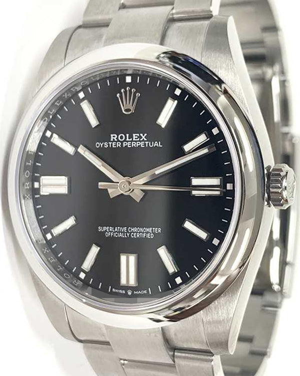 2024 Rolex Oyster Perpetual 41MM Black Dial Oyster Bracelet(124300)