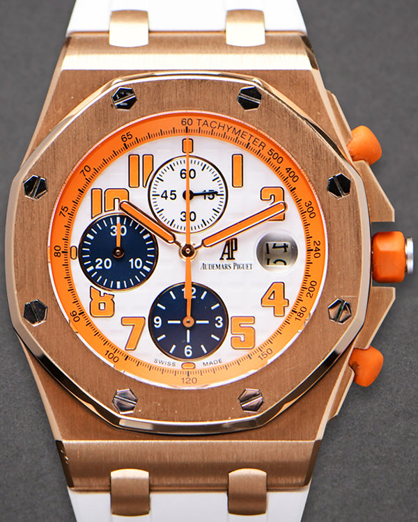 2014 Audemars Piguet Royal Oak Offshore Goliath L.E. 42MM White Dial Rubber Strap (26217.OR.OO.D311.CR.01)