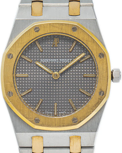 Audemars Piguet Royal Oak 33MM Quartz Grey Dial Two-Tone Steel/Yellow Gold Bracelet (56303SA)