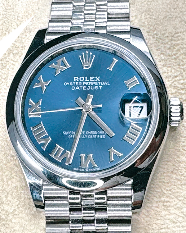 2024 Rolex Datejust 31MM Blue Dial Jubilee Bracelet (278240)