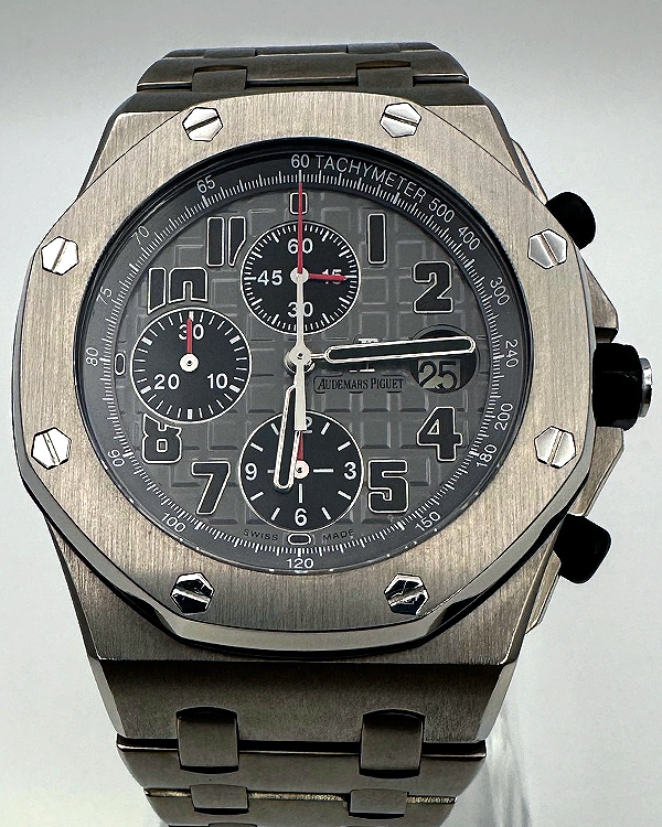 2010 Audemars Piguet Royal Oak Offshore Chronograph 42MM Grey Dial Titanium Bracelet (26170TI.OO.1000TI.01)