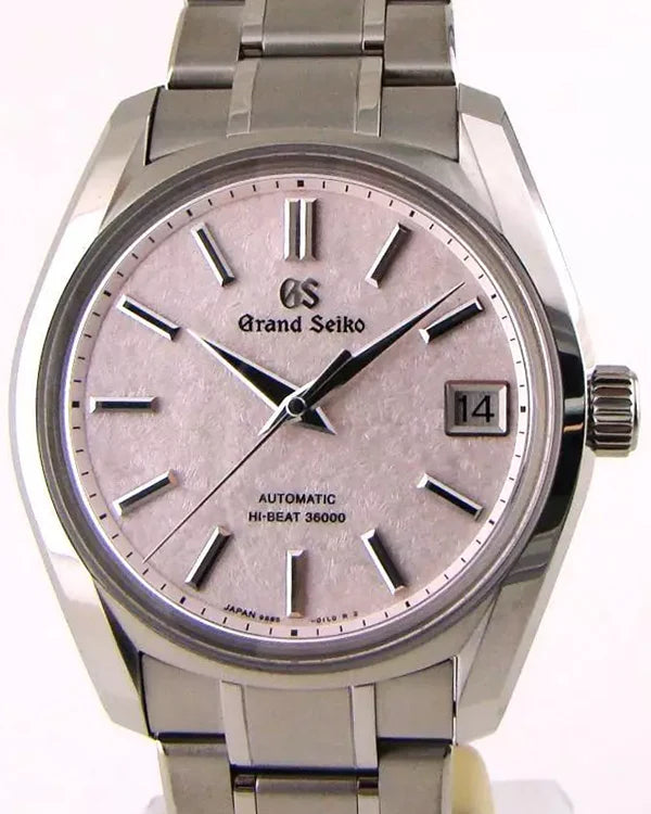 2024 Grand Seiko Heritage "Sakura-Kakushi" 38MM Pink Dial Titanium Bracelet (SBGH341)