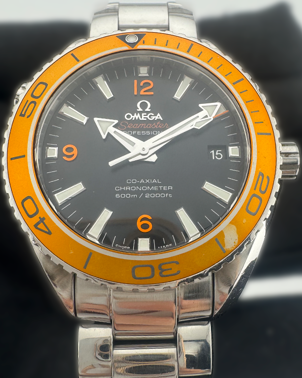 2018 Omega Seamaster Planet Ocean 42MM Black Dial Steel Bracelet (232.30.42.21.01.002)