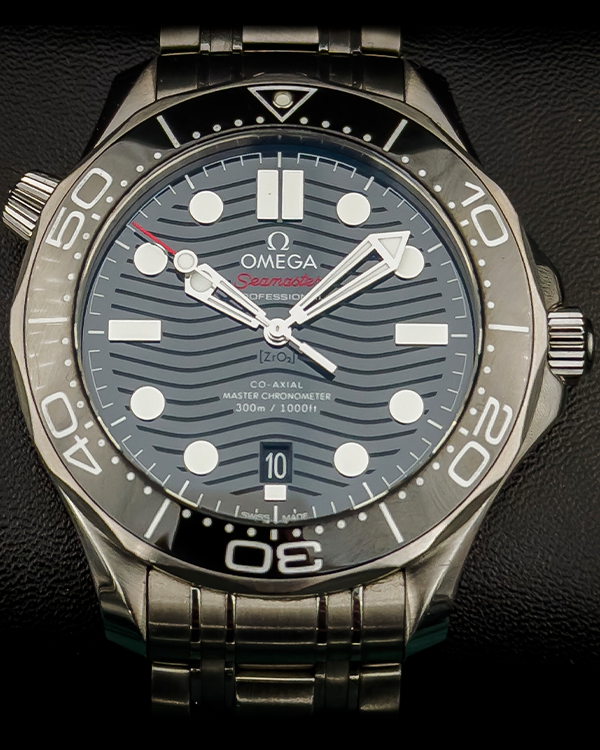 2021 Omega Seamaster Diver 300M 42MM Black Dial Steel Bracelet (210.30.42.20.01.001)