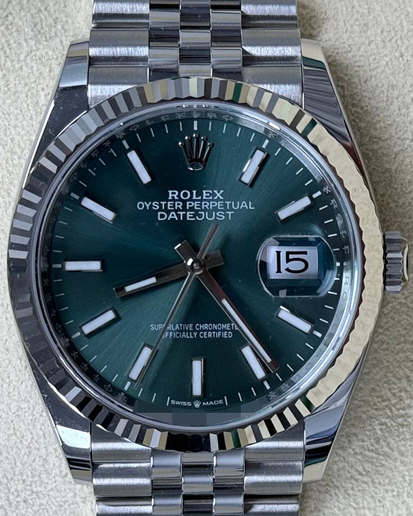 2024 Rolex Datejust 36MM Green Dial Jubilee Bracelet (126234)