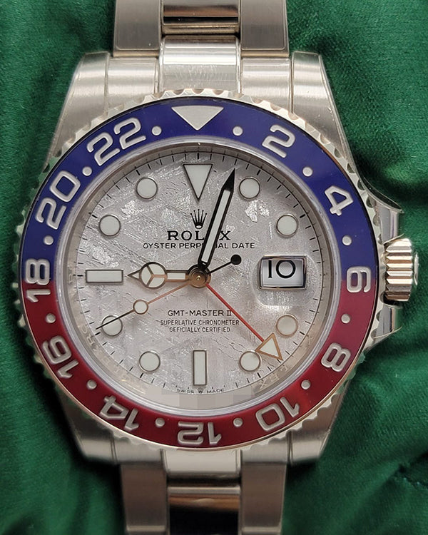 2023 Rolex GMT-Master II "Pepsi" 40MM Meteorite Dial Oyster Bracelet (126719BLRO)