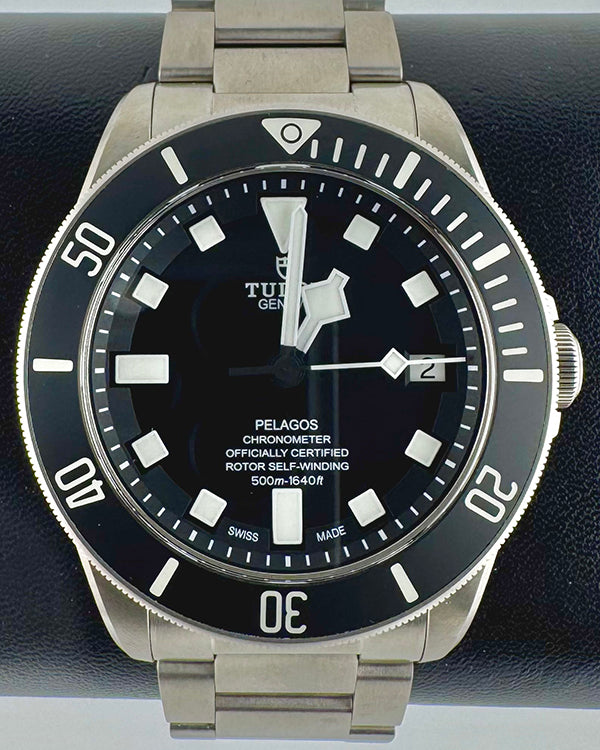 No Reserve - 2024 Tudor Pelagos 42MM Black Dial Titanium Bracelet (25600TN)