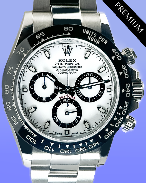 Rolex Cosmograph Daytona "Panda" 40MM White Dial Oyster Bracelet (116500LN)